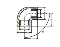 Elbow Diagram India - Pipe Fittings India
