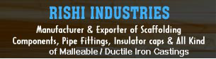 Rishi Industries Logo - Manufacturers of Scaffolding in India